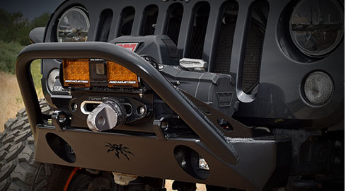 Poison Spyder Customs for Jeep Wrangler YJ Steering Box Skid 13-15-010 PSC13-15 